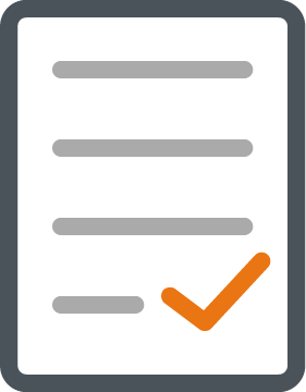 Ícono de persona trajando en call center